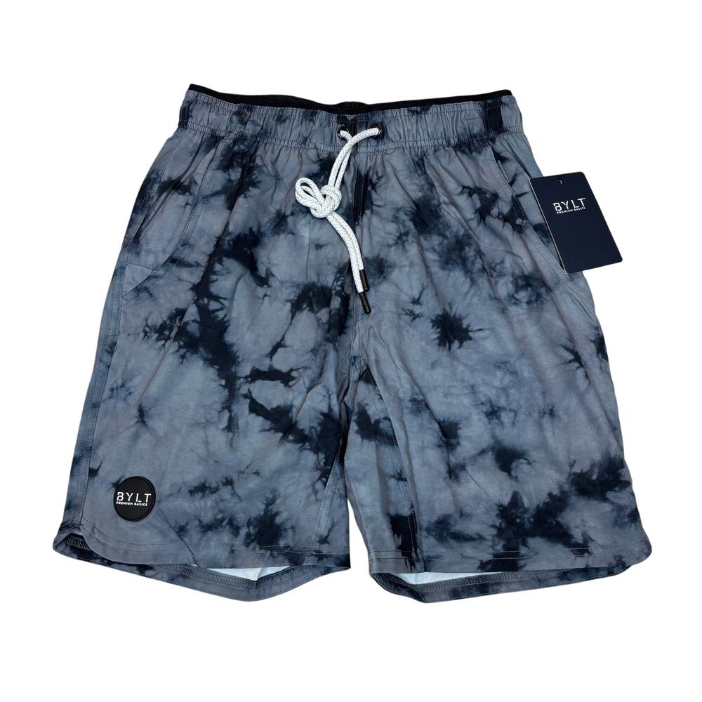 Bylt Premium Basics Active Lined Tie Dye 7" Shorts Men's Small.